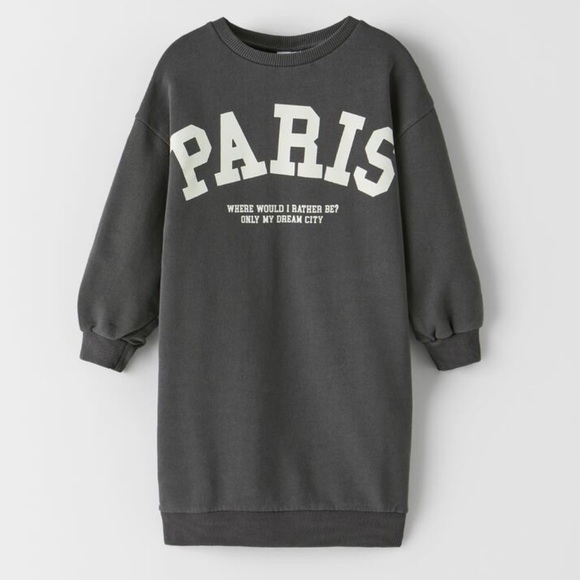 Zara Other - Zara Girl’s Paris Sweater Dress